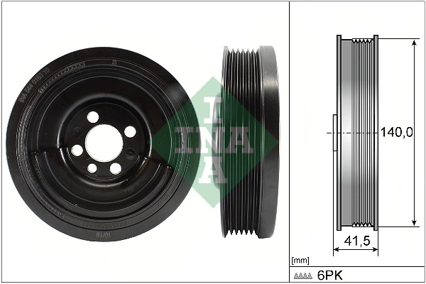 Belt Pulley, crankshaft